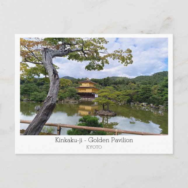 Personalized, Kinkaku-ji- Golden Pavilion, Japan Vykort (Framsida)