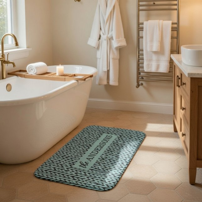 Personalized Knit Pattern  Badrumsmatta (Skapare uppladdad)