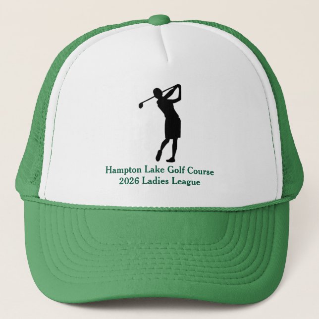Personalized Ladies Golf League Hat Keps (Framsida)