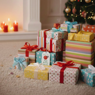 Personalized Ladybug Birthday Gift Tag Presentetikett