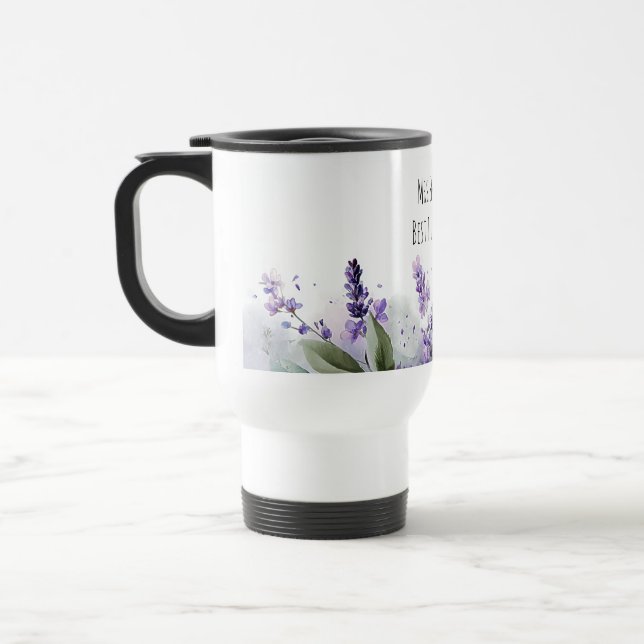 Personalized Lavender Flowers Teacher Appreciation Resemugg (Vänster)