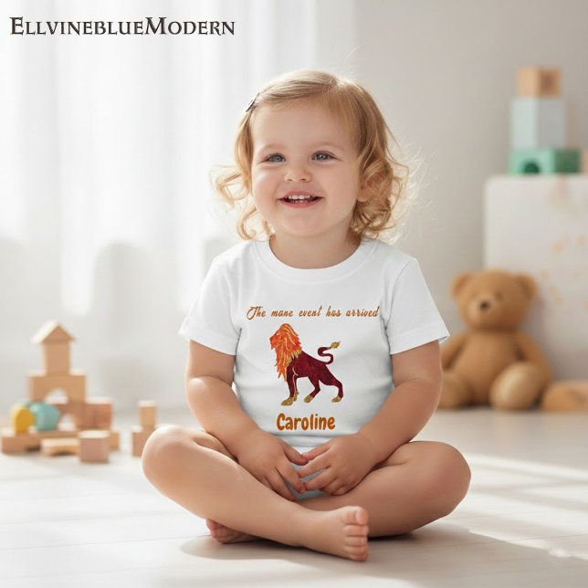 Personalized Leo Zodiac Impressionist Toddler  T Shirt (Skapare uppladdad)