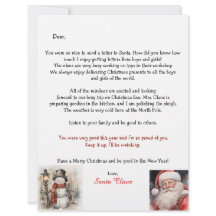 Personalized Letter From Santa Snowman