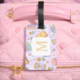 Personalized Letter Magic Books Girl Name Purple Bagagebricka