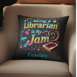 Personalized Librarian Gift Kudde
