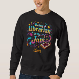 Personalized Librarian Gift Lång Ärmad Tröja