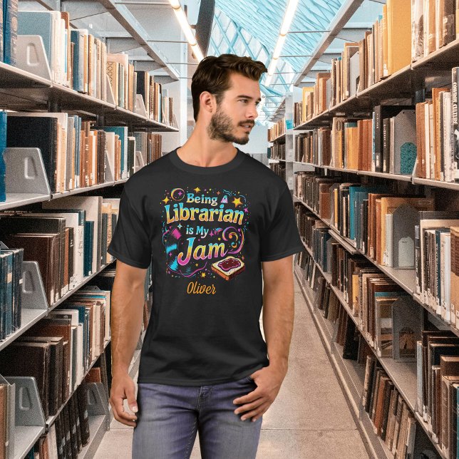Personalized Librarian Gift T Shirt (Skapare uppladdad)