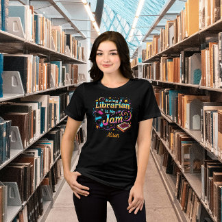 Personalized Librarian Gift T Shirt