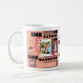 Personalized "Like Father Like Daughter, Oh Crap"  Kaffemugg