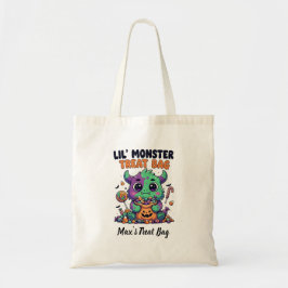Personalized Lil' Monster Treat Custom Name  Tygkasse