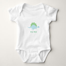 Personalized, little dinosaur baby bodysuit t shirt