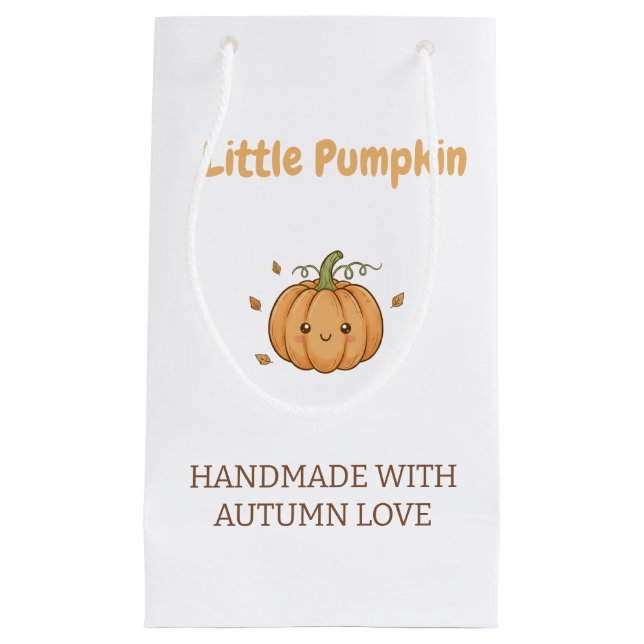 Personalized Little Pumpkin Baby Blanket (Framsidan)