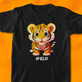 Personalized Little Tiger T Shirt