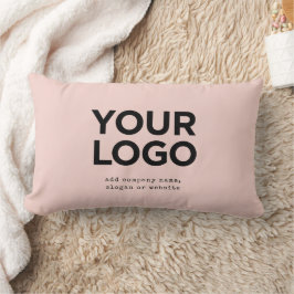 Personalized Logo and Text Corporate Lumbarkudde