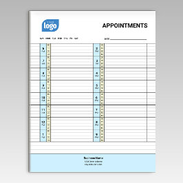 Personalized Logo Business Appointments Notepad Anteckningsblock