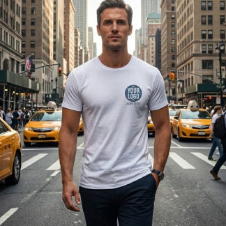 Personalized Logo Business With Text T Shirt