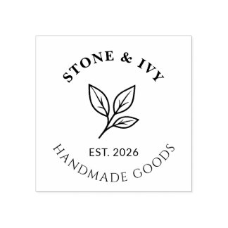 Personalized Logo Rubber Stamp Stämpel