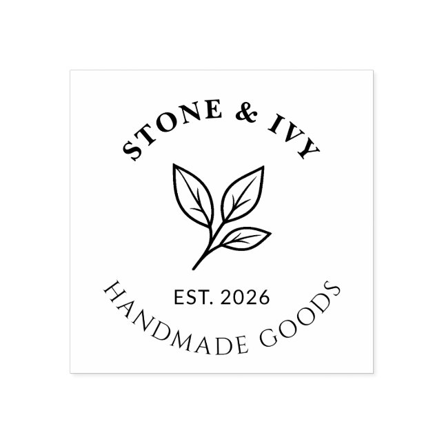 Personalized Logo Rubber Stamp Stämpel (Tryck)