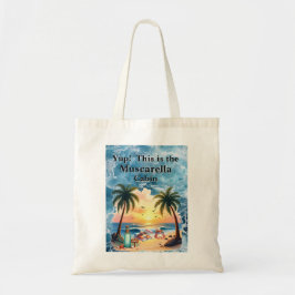 Personalized Lost at Sea Cruise Tote Bag Tygkasse