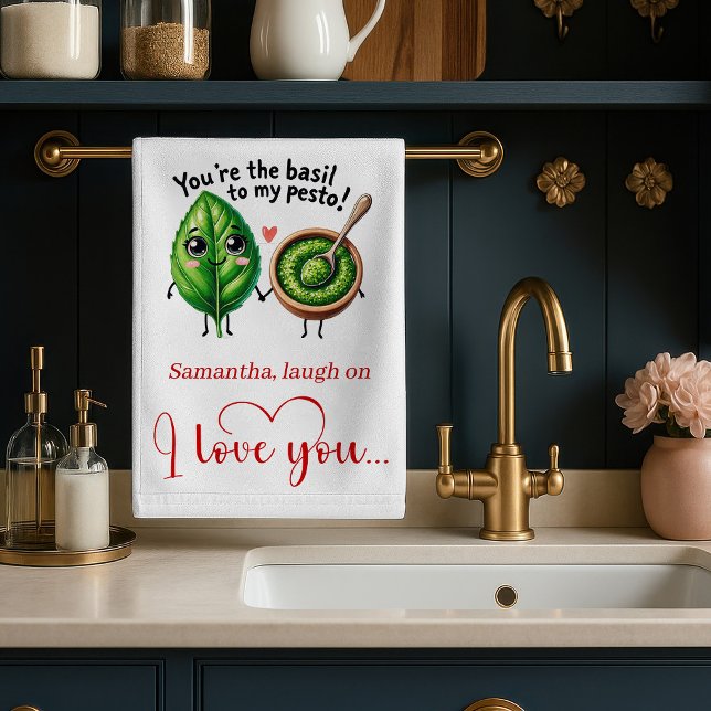 Personalized Love Gift Kitchen Towel Cartoon Food Kökshandduk (Personalized Love Gift Kitchen Towel Cartoon Food)