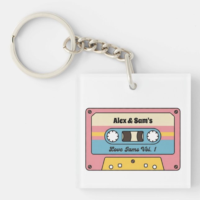 Personalized Love Jams Cassette Tape – Custom Name (Framsidan)