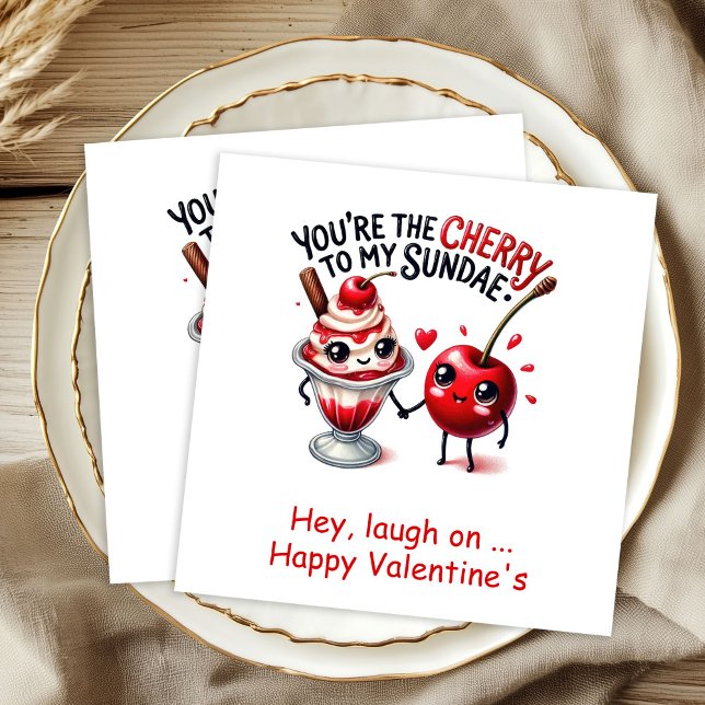 Personalized Love Quote Funny Food Napkins Pappersservett (Personalized Love Quote Funny Food Napkins)