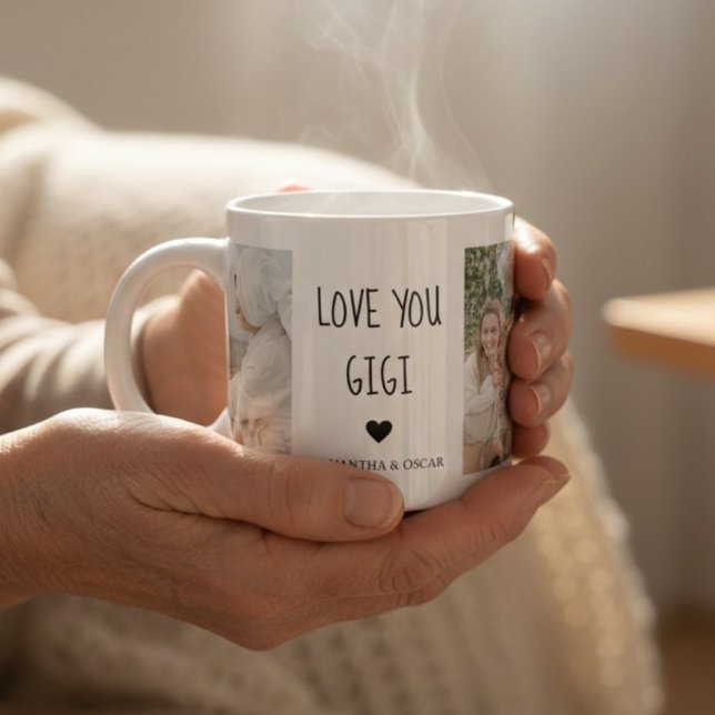 Personalized Love You Gigi Photo Espressomugg (Skapare uppladdad)