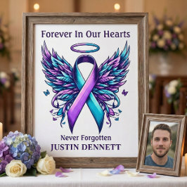 Personalized Loving Memory Suicide Loss Awareness  Poster