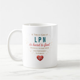 Personalized LPN Nurse Appreciation Quote Kaffemugg