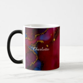 Personalized Luxury Marble Pattern Custom Name Mug Magisk Mugg