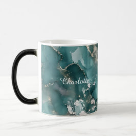 Personalized Luxury Marble Pattern Custom Name Mug Magisk Mugg