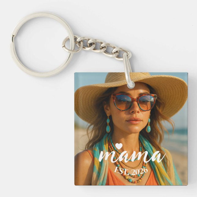 Personalized Mama Est Year Custom Gift For Mommy (Framsidan)