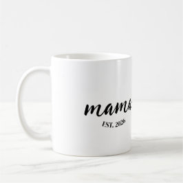 Personalized Mama Est Year Custom Gift For Mommy Kaffemugg