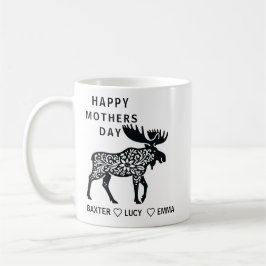 Personalized Mama Moose Mug | Mother’s Day Kaffemugg