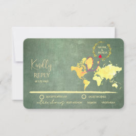 Personalized Map of Love Journey Wedding OSA Kort