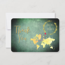 Personalized Map of Love Journey Wedding Tack Kort