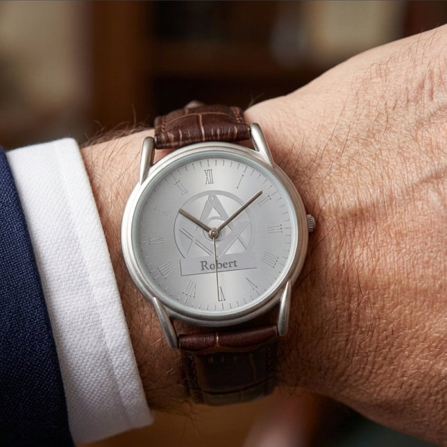 Personalized Masonic Gifts | Freemason Brotherhood Armbandsur (Personalized Masonic Gifts | Freemason Brotherhood Watch)