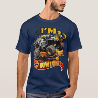 Personalized Max D Monster Truck Birthday T Shirt