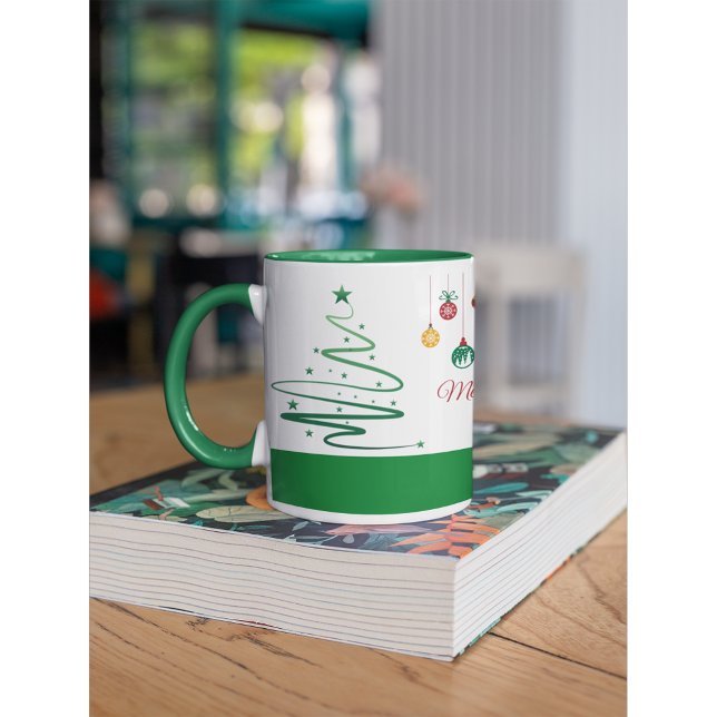 Personalized Merry Christmas Mug Mugg (Skapare uppladdad)