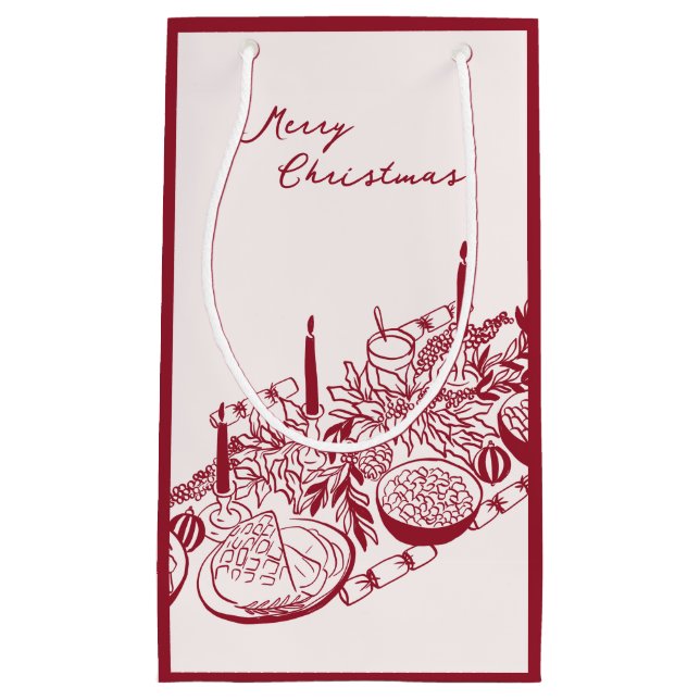 Personalized Merry Christmas Table Minimal Design (Framsidan)