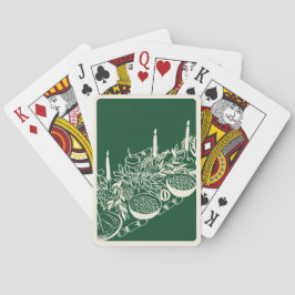 Personalized Merry Christmas Table Minimal Design  Casinokort