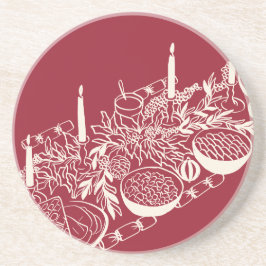 Personalized Merry Christmas Table Minimal Design Underlägg