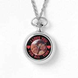 Personalized Message Photo I Love You All time Armbandsur