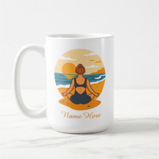 Personalized Mindfulness Yoga Kaffemugg