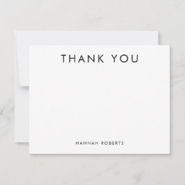 Personalized Minimal Modern Black and White Tack Kort