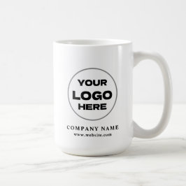 Personalized Modern Business Logo Promotional Swag Kaffemugg