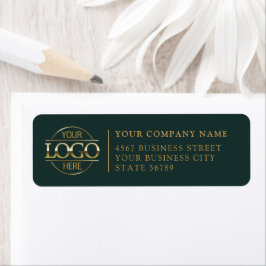 Personalized Modern Business Logo Return Address Returadress Etikett