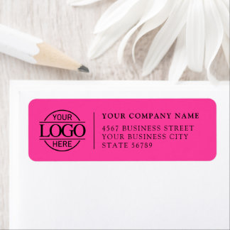 Personalized Modern Business Logo Return Address Returadress Etikett