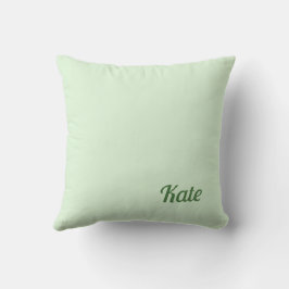 Personalized Modern Elegant Typography Name Kudde