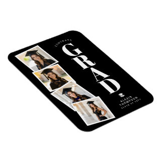 Personalized Modern School College Graduation  Magnet